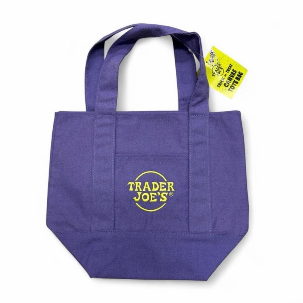Trader Joe's Purple Mini Tote Bag